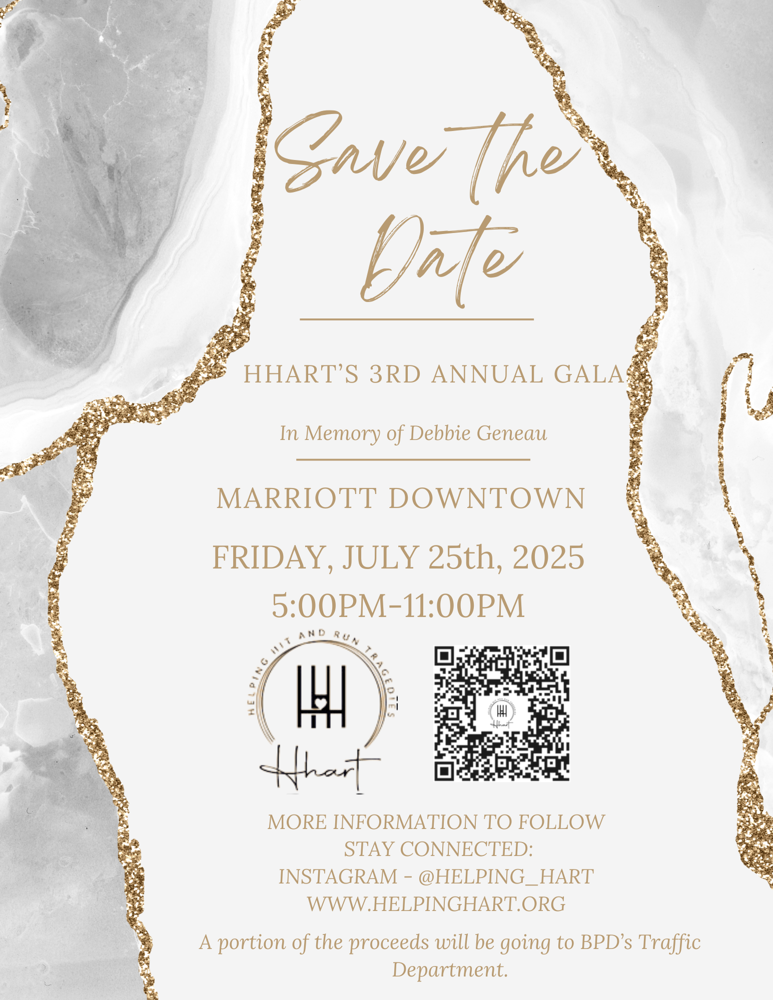 Helping Hart Save The Date Letter